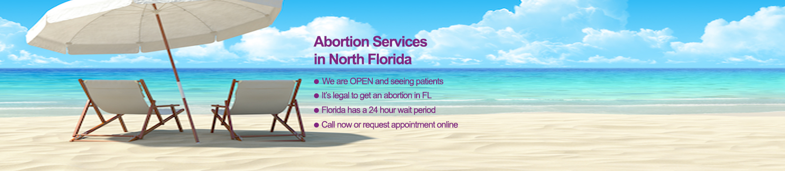 Legal abortion care in Florida - North Florida Women's Services abortion clinic