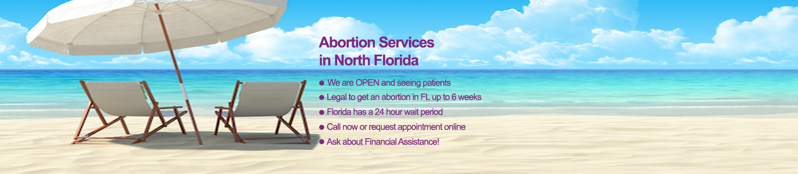 Legal abortion care in Florida - North Florida Women's Services abortion clinic